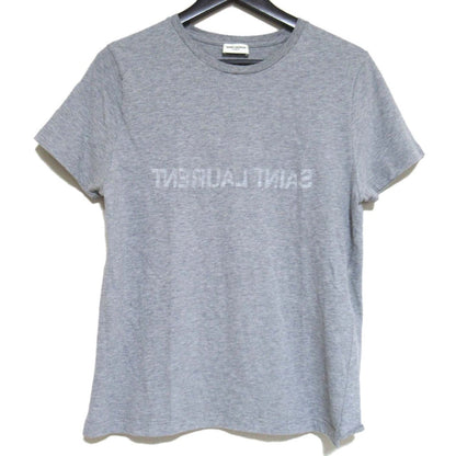 サンローラン パリ リバース ロゴ プリント Tシャツ