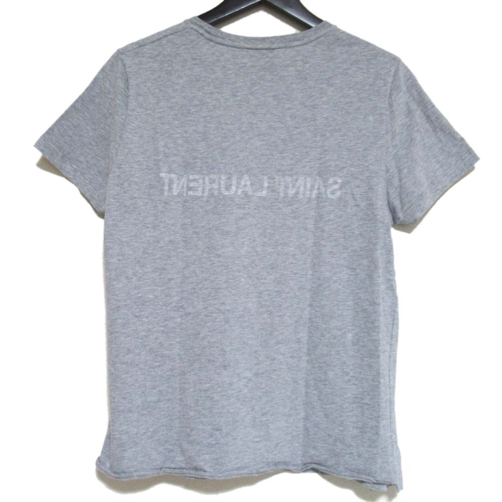 サンローラン パリ リバース ロゴ プリント Tシャツ