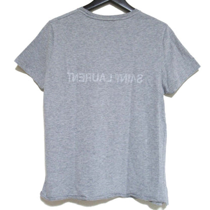 サンローラン パリ リバース ロゴ プリント Tシャツ