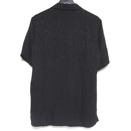 サンローラン パリ ベイビーキャット シルク 半袖 シャツ