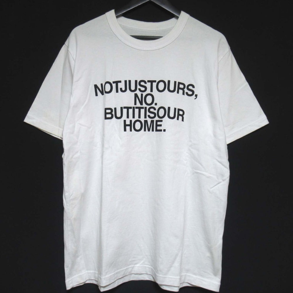 サカイ NOT JUSTOURS NO BUTITISOUR HOME コットン半袖Tシャツ