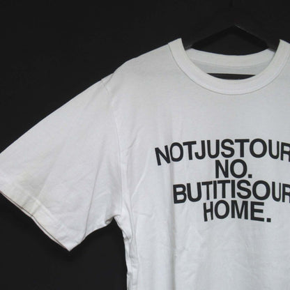 サカイ NOT JUSTOURS NO BUTITISOUR HOME コットン半袖Tシャツ