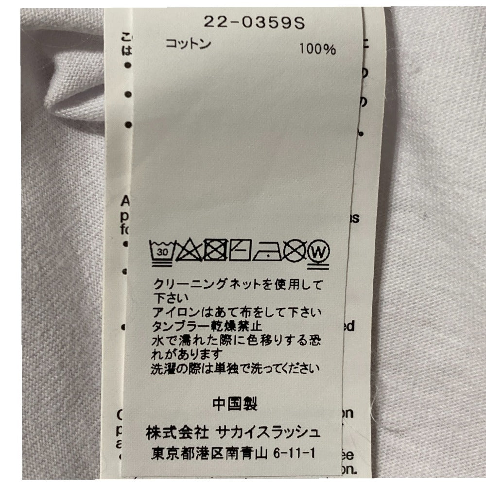 サカイ Light my fire コットンTシャツ