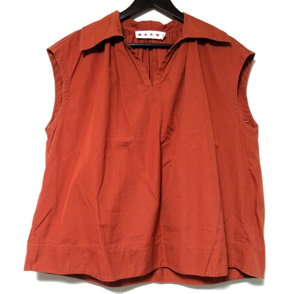 Marni ノースリーブ ブラウス ワイド パンツ セットアップ