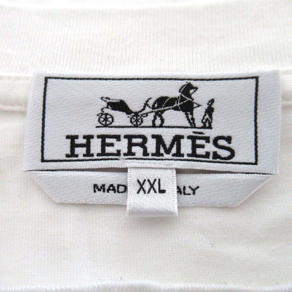 エルメス Chevaux en Symetrie コットン半袖Tシャツ
