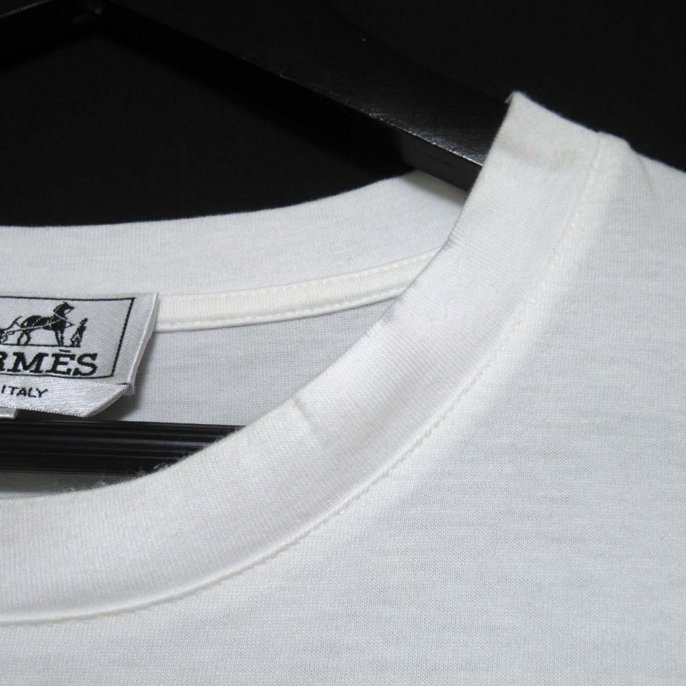 エルメス Chevaux en Symetrie コットン半袖Tシャツ