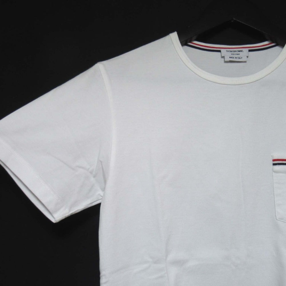 トムブラウン コットン半袖Tシャツ