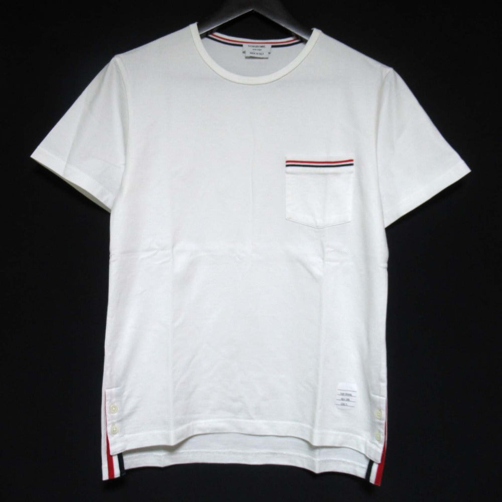 トムブラウン コットン半袖Tシャツ