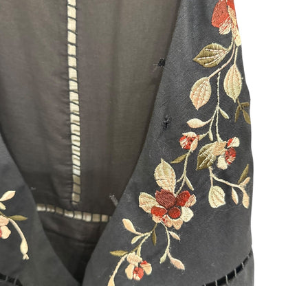 ZIMMERMANN 薔薇刺繍 リネンコットンオールインワン
