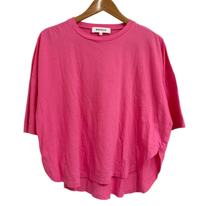 エンフォルド LOOSE BOX T-SHIRT コットン半袖カットソー