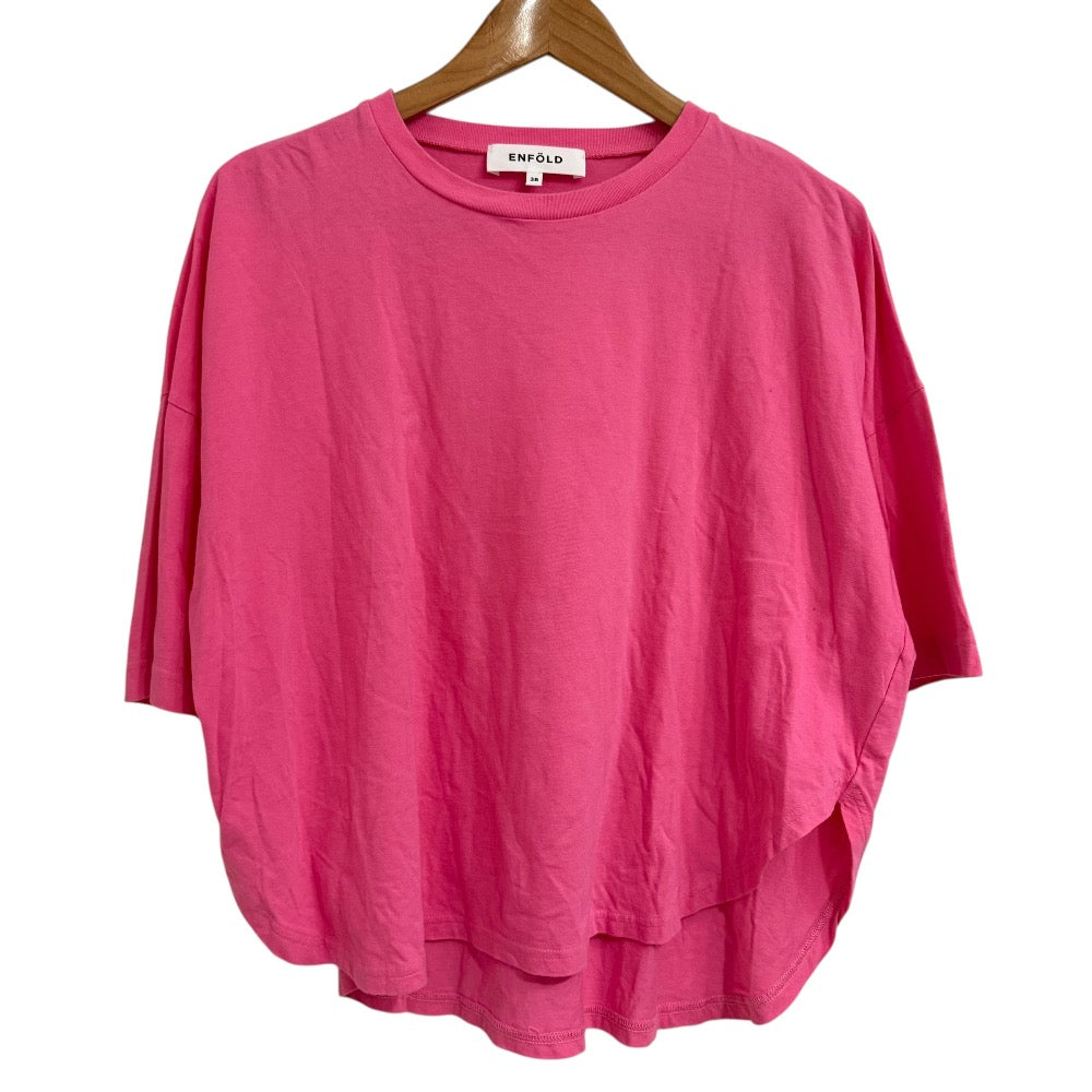 エンフォルド LOOSE BOX T-SHIRT コットン半袖カットソー
