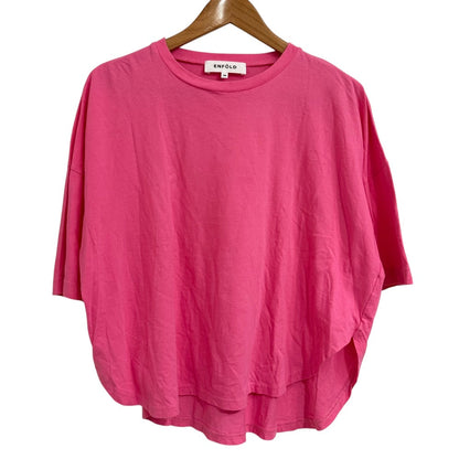 エンフォルド LOOSE BOX T-SHIRT コットン半袖カットソー