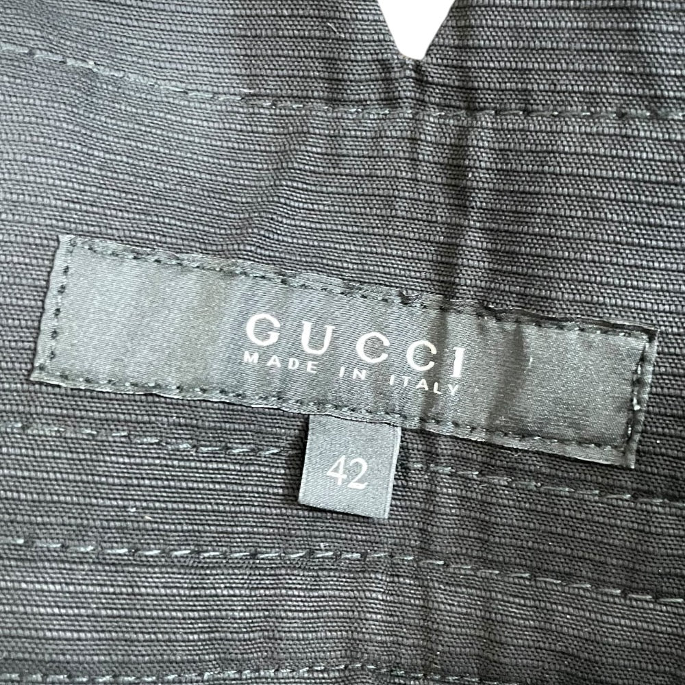 グッチ クロップドグルカパンツ