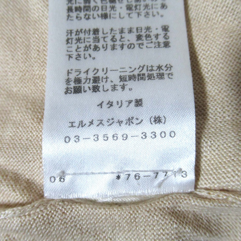 エルメス シルクコットン半袖ニット