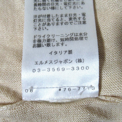 エルメス シルクコットン半袖ニット