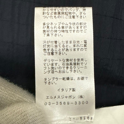 エルメス チェック柄ウールテーラードジャケット50
