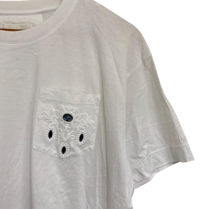 ジバンシィ ポケットエンブロイダリー コットン 半袖Tシャツ