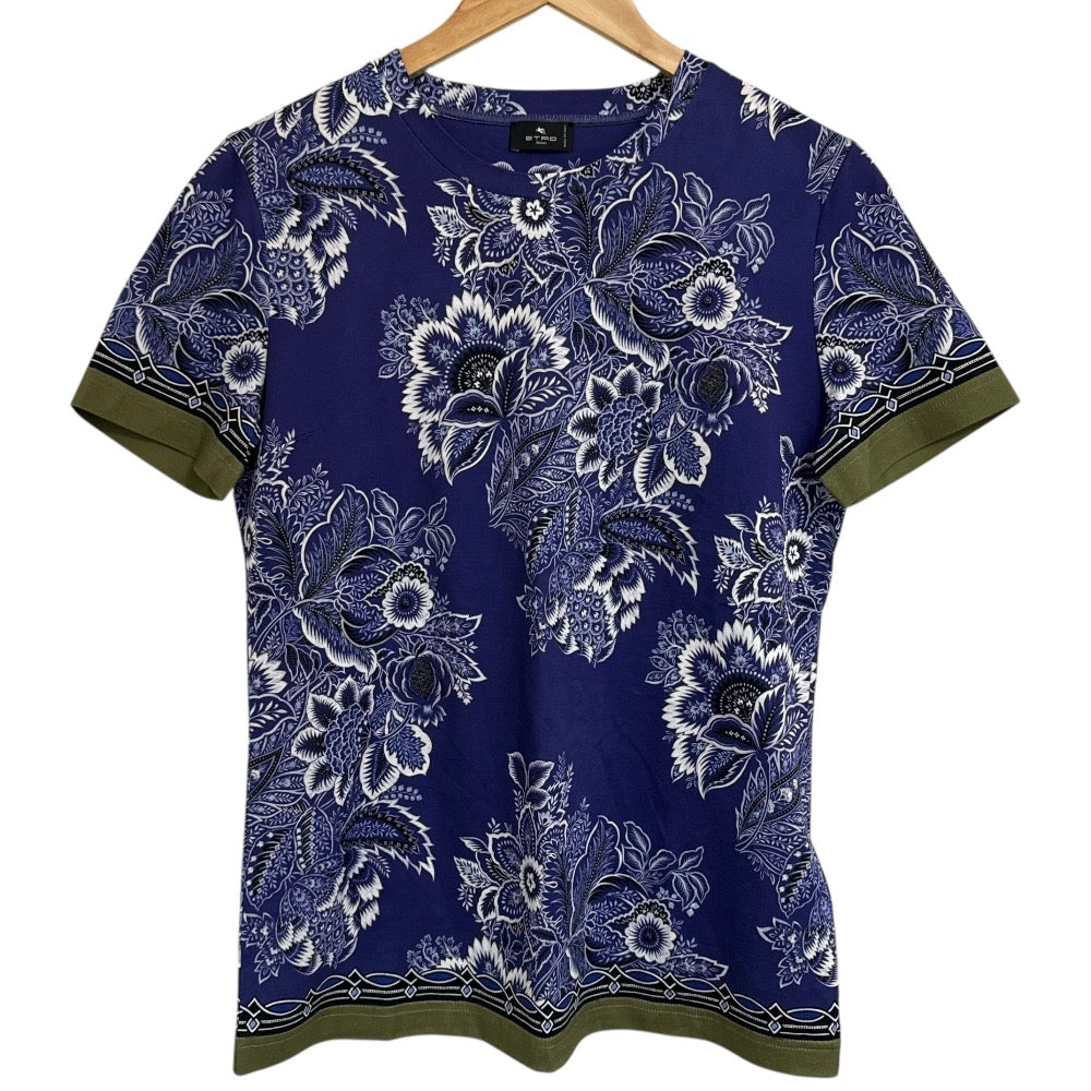 エトロ フラワープリント コットンTシャツ