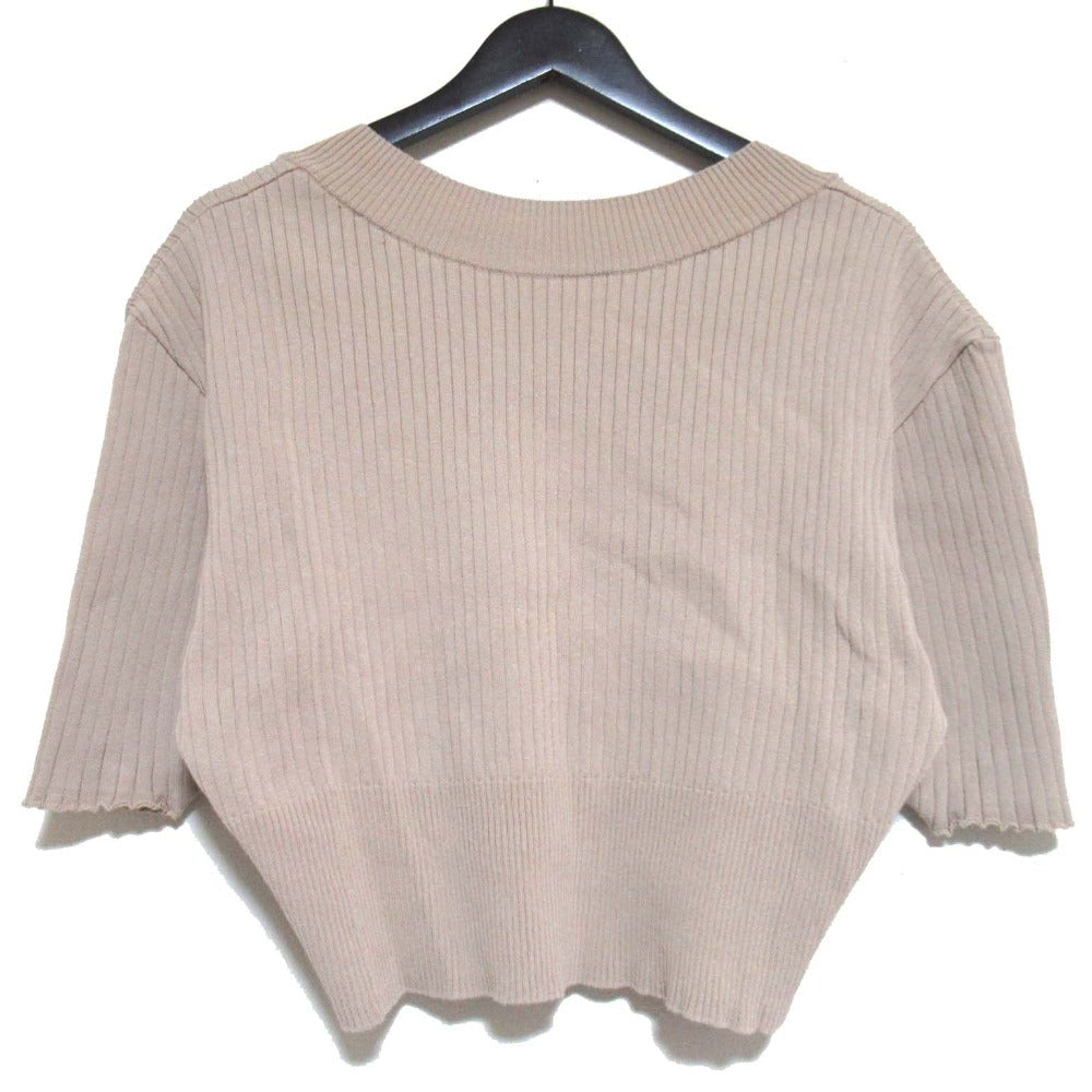 アキラナカ Tuula open back knit プルオーバー