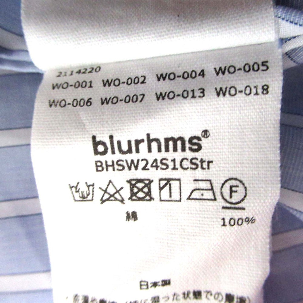 blurhms ストライプ コットン シャツワンピース