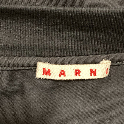 マルニ 襟リボン半袖Tシャツ