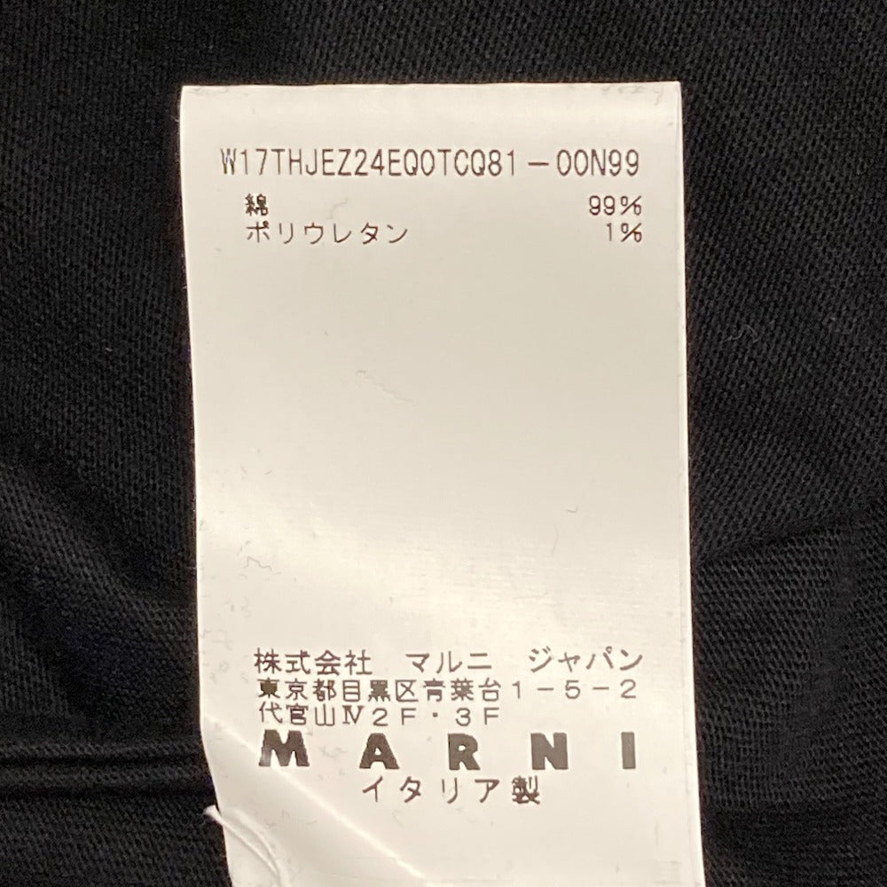 マルニ 襟リボン半袖Tシャツ