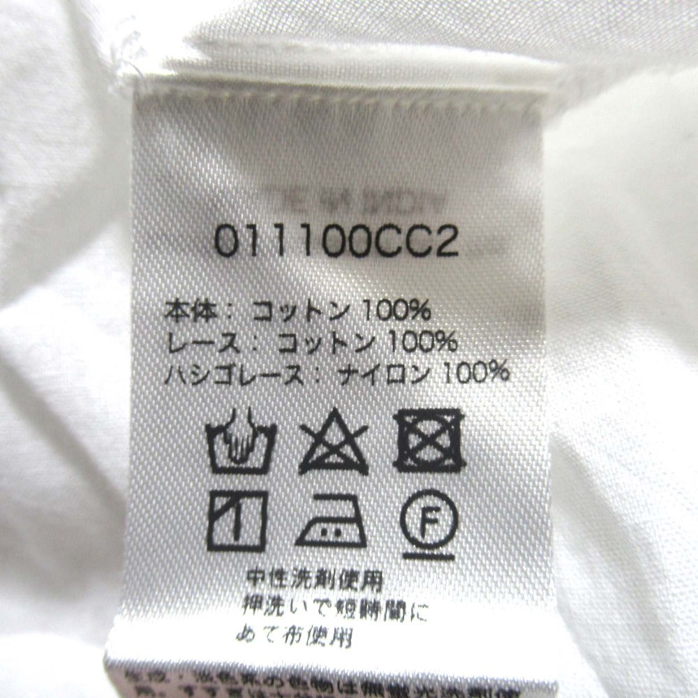 ヌキテパ コットンボイル レースワンピース