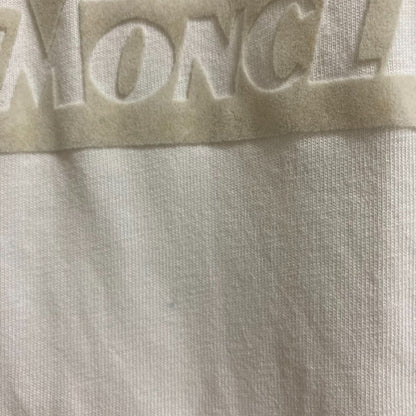 モンクレール フロッキーロゴプリント コットンTシャツ
