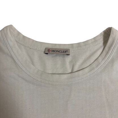 モンクレール フロッキーロゴプリント コットンTシャツ