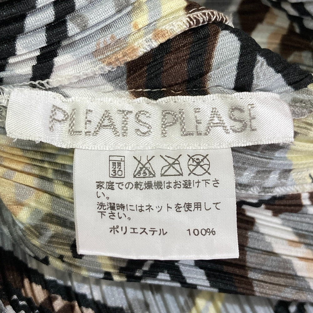 プリーツプリーズイッセイミヤケ チェックワンピース