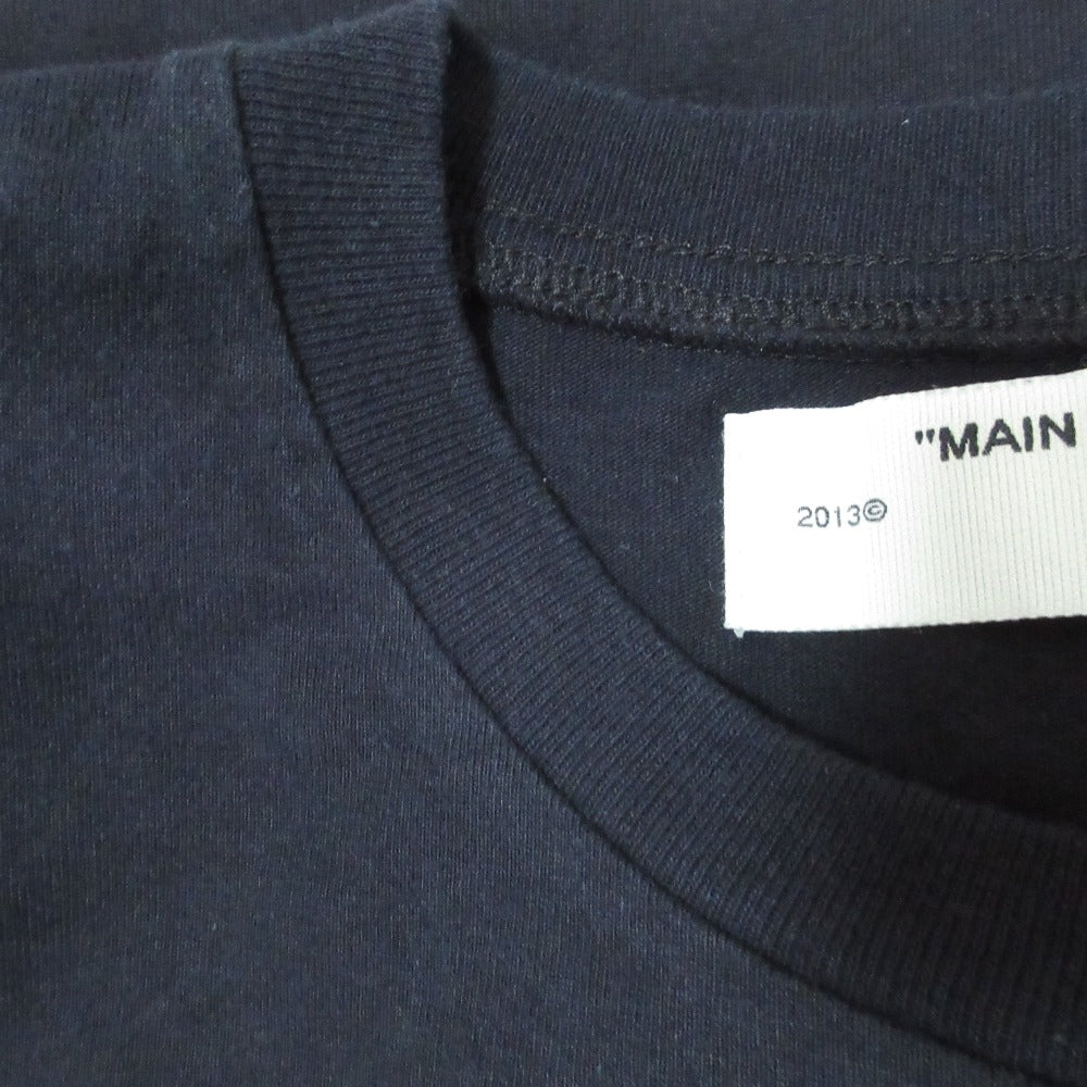 オフホワイト バックアローロゴ コットンTシャツ