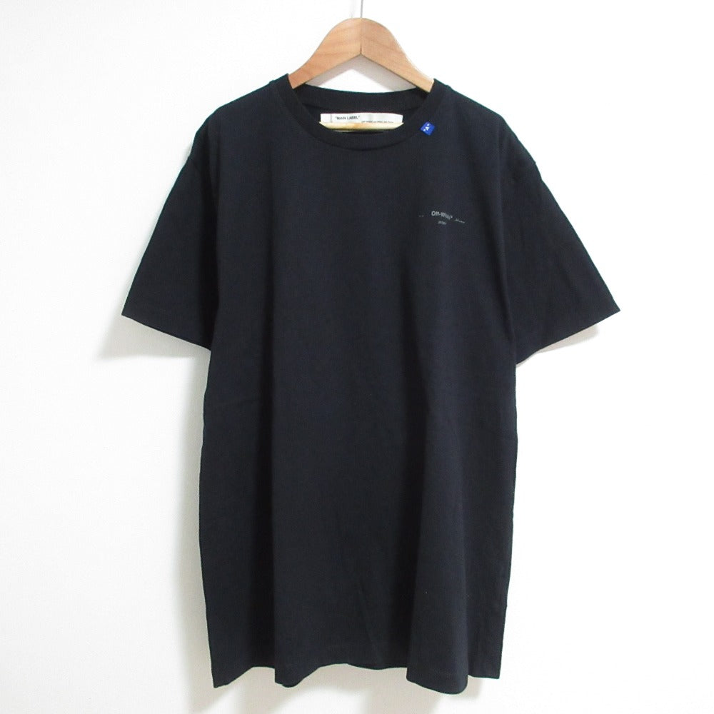 オフホワイト バックアローロゴ コットンTシャツ