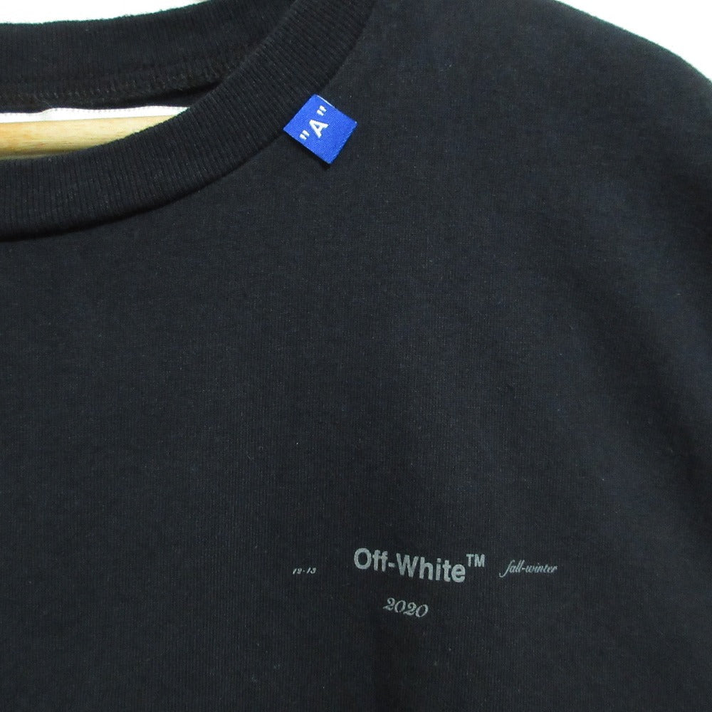 オフホワイト バックアローロゴ コットンTシャツ