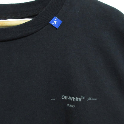 オフホワイト バックアローロゴ コットンTシャツ