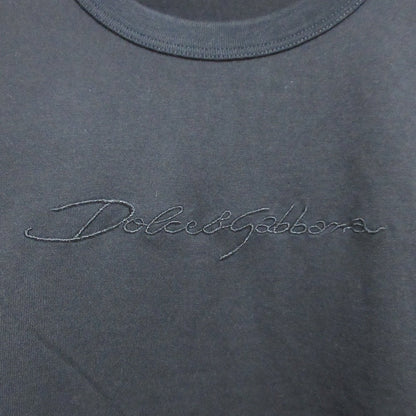 ドルチェ＆ガッバーナ ロゴ刺繍 コットンTシャツ