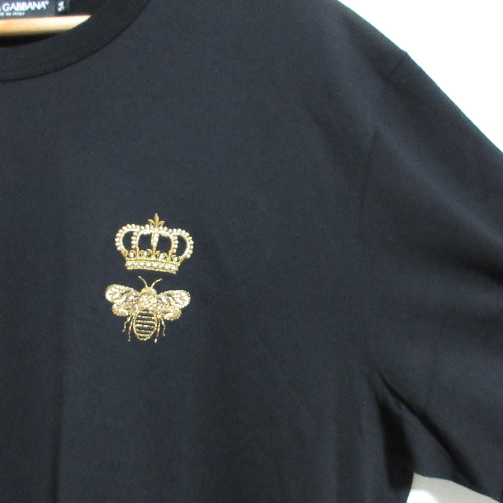 ドルチェ＆ガッバーナ 刺繍コットンTシャツ