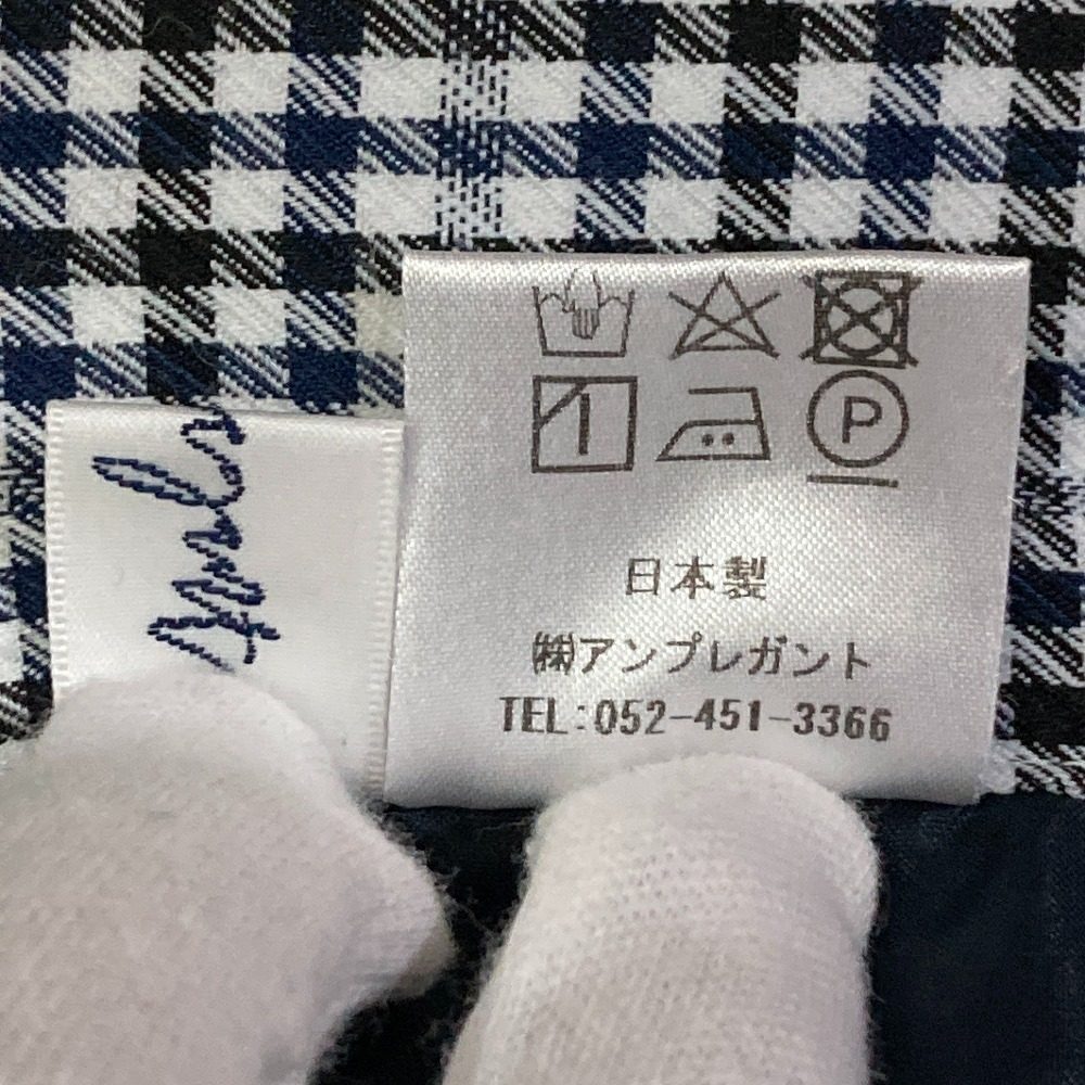 アンプレガント チェックタックパンツ
