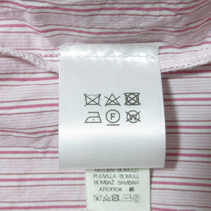フォルテフォルテ ストライプコットンシャツワンピース