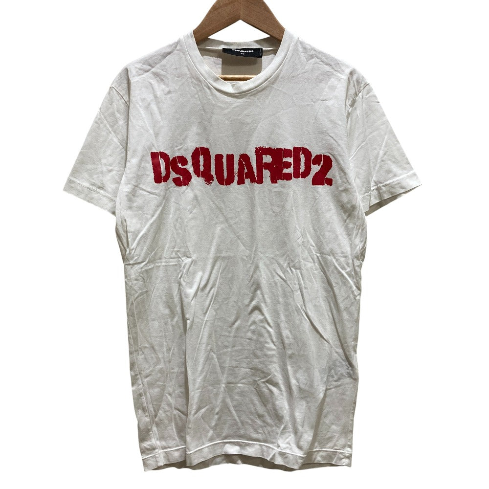 ディースクエアード ロゴプリント コットンTシャツ
