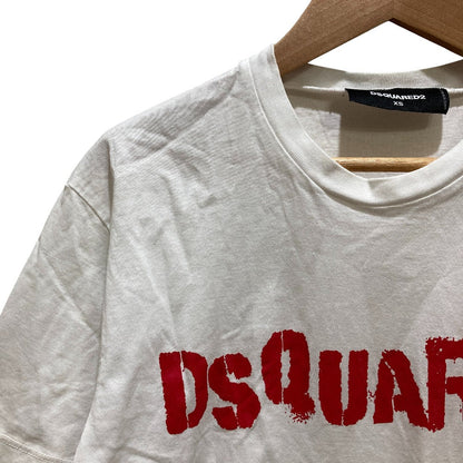 ディースクエアード ロゴプリント コットンTシャツ
