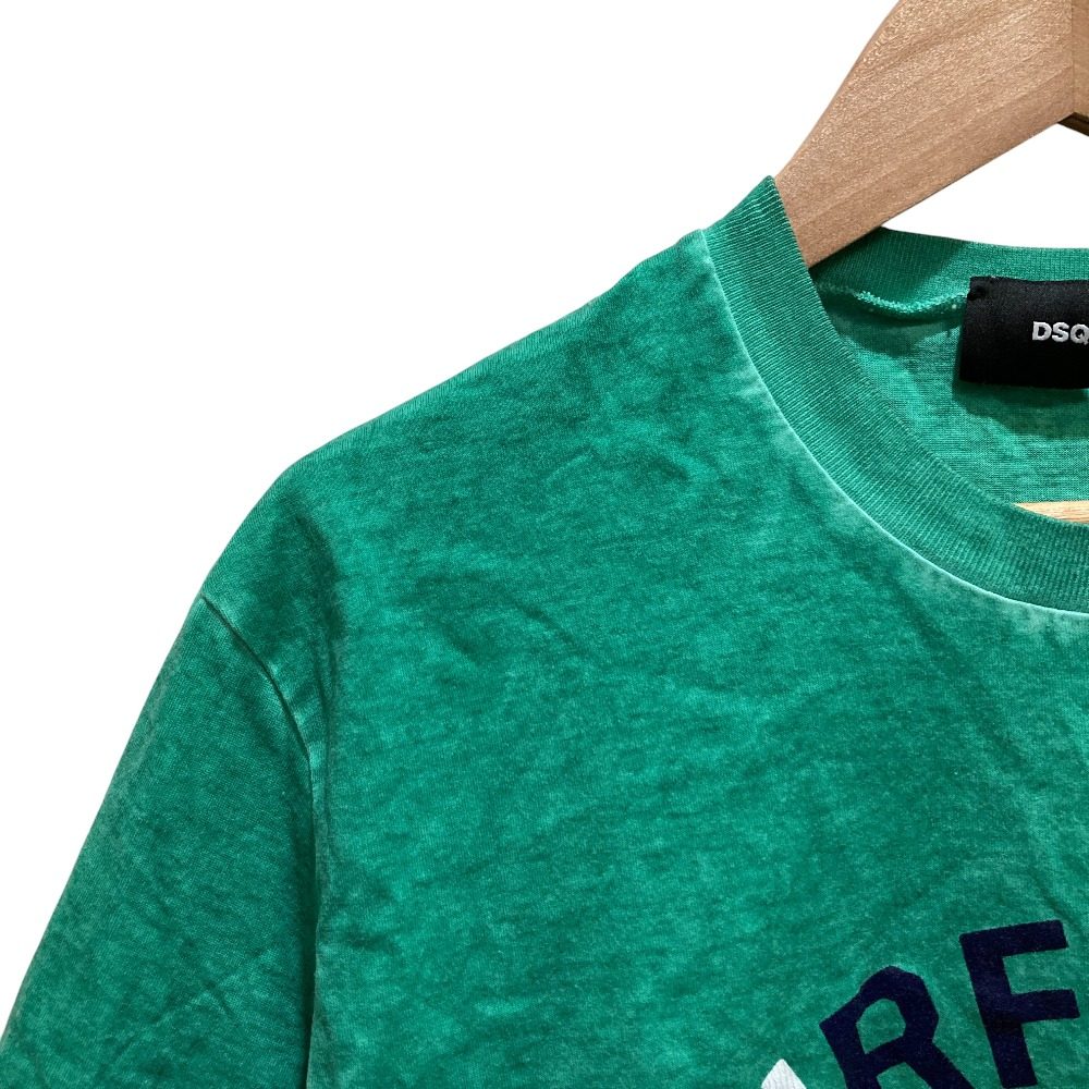 ディースクエアード SURF CAMP プリント コットンTシャツ