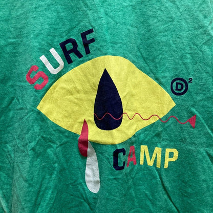 ディースクエアード SURF CAMP プリント コットンTシャツ