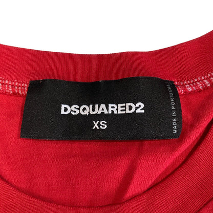 ディースクエアード ロゴプリント コットンTシャツ