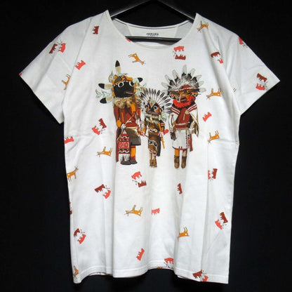エルメス カチナプリント コットンTシャツ36