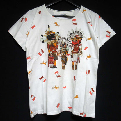 エルメス カチナプリント コットンTシャツ36