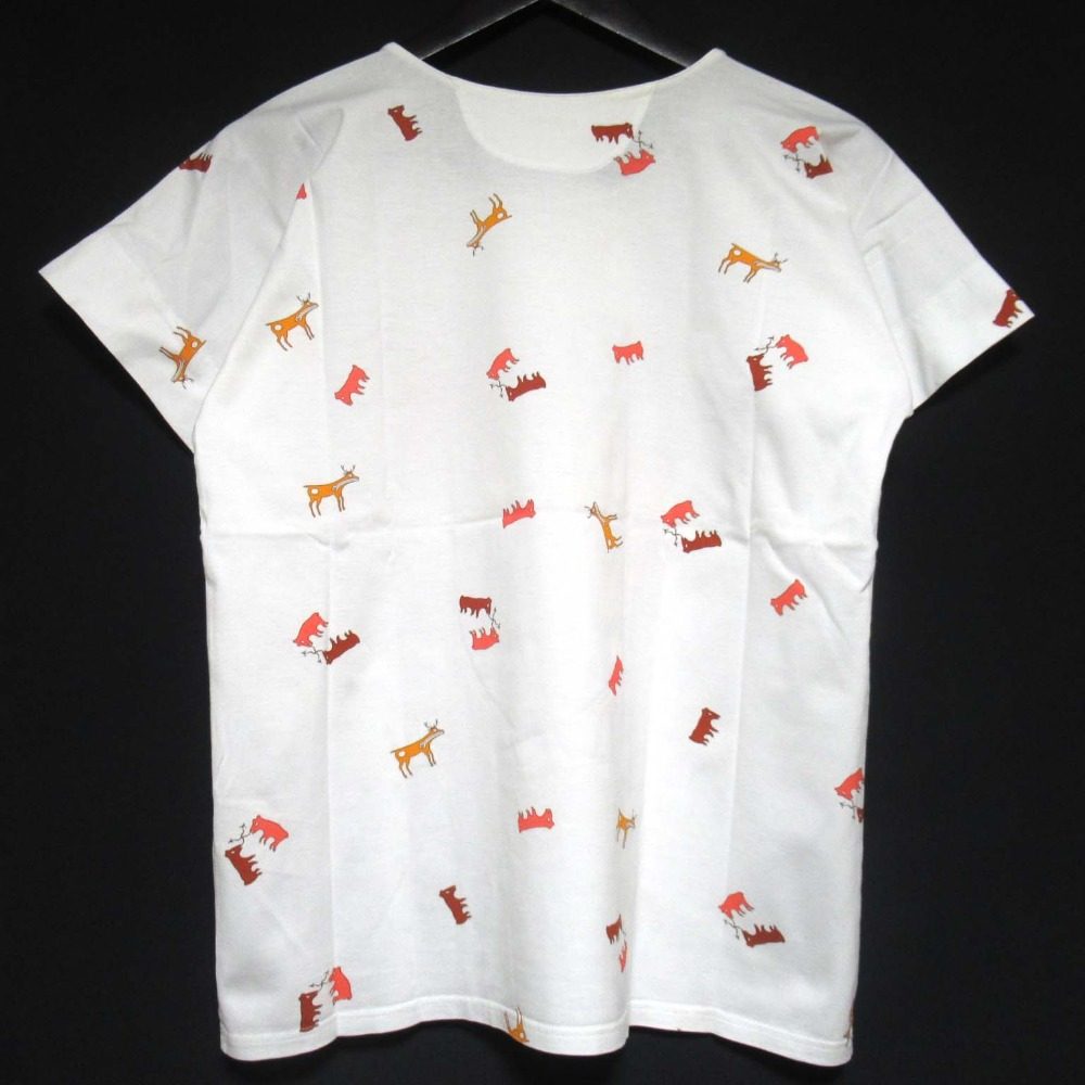 エルメス カチナプリント コットンTシャツ36