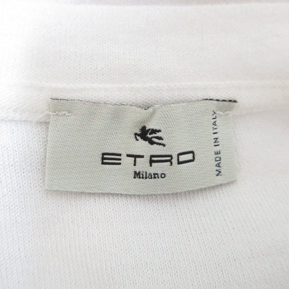 エトロ ベルベットロゴ コットンTシャツ