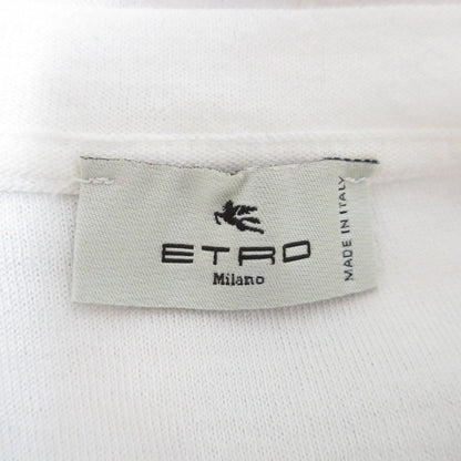 エトロ ベルベットロゴ コットンTシャツ