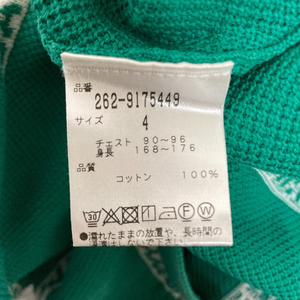 ジャックバニー ロゴジャカードニットポロシャツ