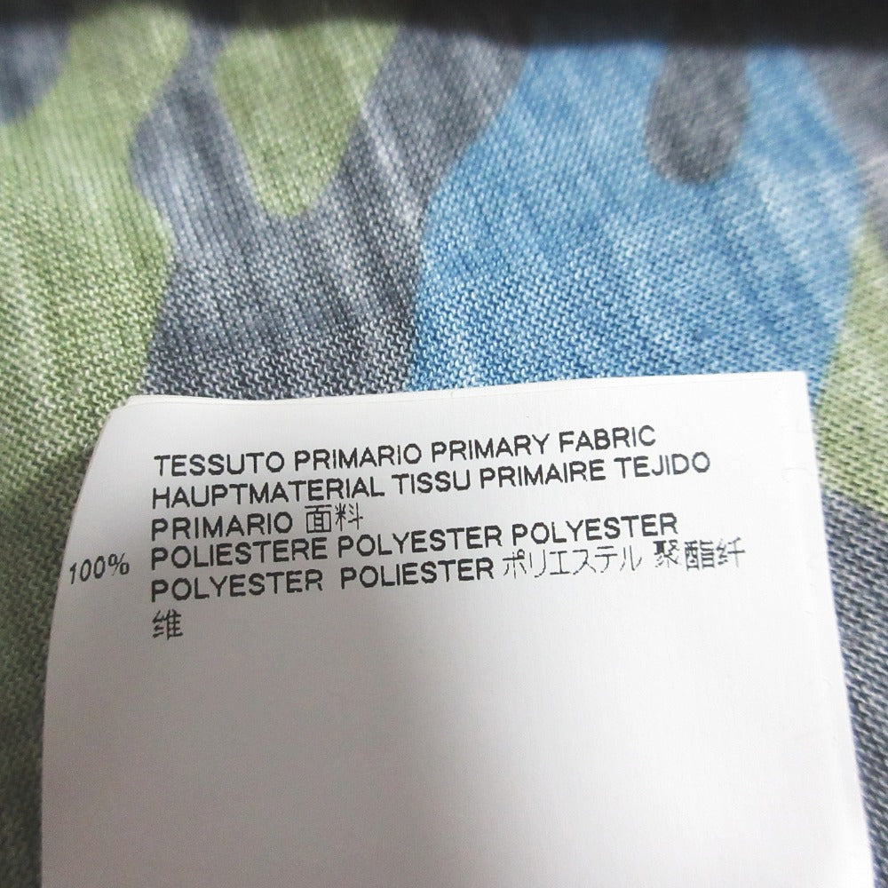 ディースクエアード レオパードカモフラージュコットンTシャツ